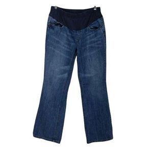 Old Navy Maternity Bootcut Jeans Medium Wash Blue Denim Size M Regular